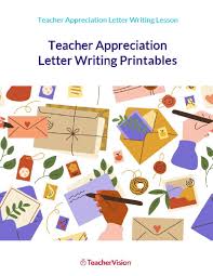 teacher appreciation letter writing