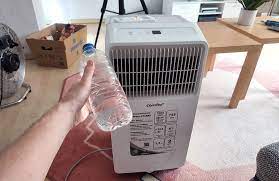 put water in a portable air conditioner