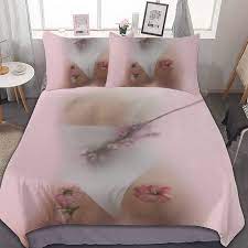 3 Piece Duvet Cover Pink Sakura Ass 3D Printed Reversible Quilt Covers  Ultra Soft Hypoallergenic,Bedding Quilt Duvet Cover with Zipper Closure :  Amazon.co.uk: Home & Kitchen