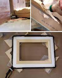 build a custom frame out of trim pieces