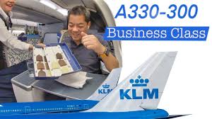 klm a330 300 new business cl review