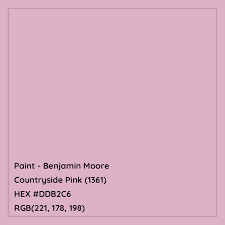 Benjamin Moore Countryside Pink 1361
