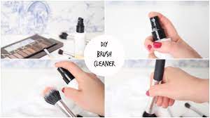 diy brush cleanser quick easy spot