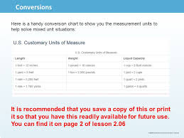 Measurement Lesson After Completing This Lesson You Will Be
