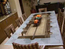 Etched And Carved Glass Dining Tables