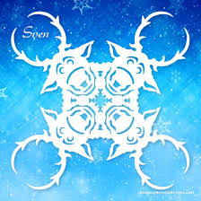 Maynineteen.co.uk | go for this printable star frozen snowflake template available online for download. 7 Free Paper Snowflake Templates Featuring Frozen Characters Inside The Magic