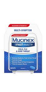 Amazon Com Mucinex Fast Max Severe Congestion Cough Multi