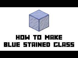 how do you craft blue glass