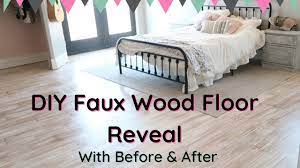 diy faux wood flooring
