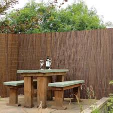 backyard x scapes 6 ft h x 16 ft l bamboo willow fence
