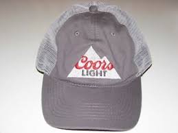 Coors Light Beer Hat Cap Ebay
