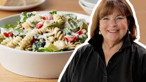 3/4 cup good black olives, such as kalamata, pitted and diced Barefoot Contessa Makes Lemon Fusilli With Arugula Barefoot Contessa Food Network Youtube