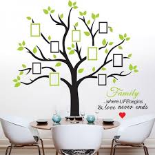 Easy to install, affordable wall quote decals to personalize your space, complement your style, and inspire your friends and family. Large Family Photo Picture Frame Tree Wall Decal With Quote Vinyl Wall Art Sticker Diy Wall Decor For Living Room Bedroom Wallsymbol Com