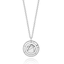 Sterling Silver Natal Necklace Personalised Birth Chart