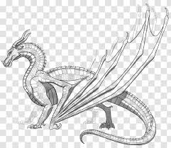 This is the book where i post colored in wof bases for my ocs, feel. Wings Of Fire Coloring Book Dragon Black And White Wof Transparent Png