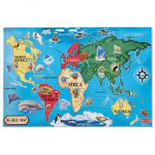 melissa doug world map floor puzzle