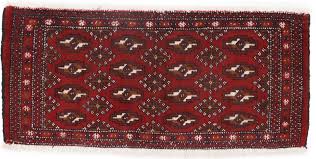 red tribal 1 9x3 7 turkoman persian rug