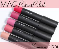 mac patentpolish lip pencil swatches