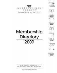 membership directory 2009 american