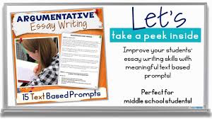 argumentative essay writing prompts