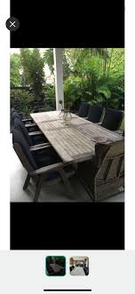 Outdoor Dining Table And 8 Chairs