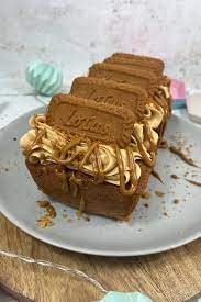 Biscoff Loaf Cake gambar png