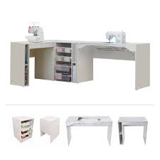 sewing cabinet package desk drawers
