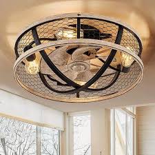 5 light industrial cage ceiling fan