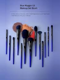 13pcs soft hair makeup brush set