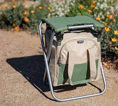 Foldable Gardening Seat With Tools