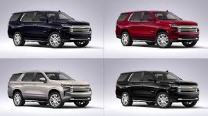 new chevy tahoe colors pick one
