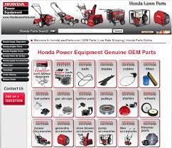 how to find honda mower part numbers