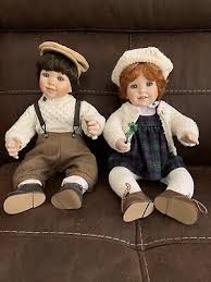 danbury mint porcelain irish dolls by