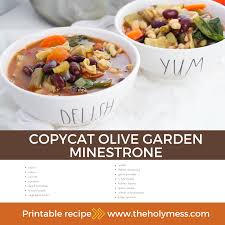 copycat olive garden minestrone recipe