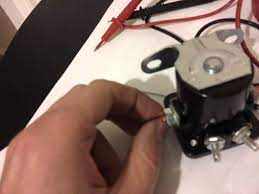 how to test a car starter solenoid