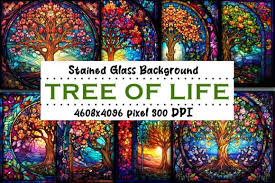 Stained Glass Tree Of Life Bundle