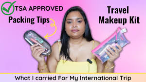 travel essential makeup kit how to