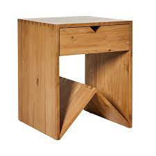 Zeke 1 Drawer Solid Oak Side Table