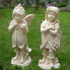 White Marble Angel Statue For Garden