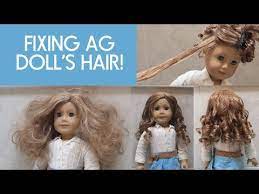 fixing american doll nicki s hair