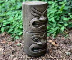 Concrete Tiki Totem Statue Cement Tiki