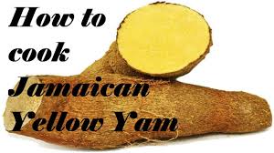 how to cook jamaican yellow yam in an