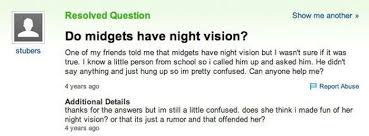 yahoo answers questions show there s