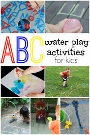 water play alphabet activities
