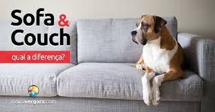 qual a diferença entre sofa e couch