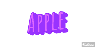 apple word animated gif logo designs