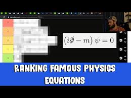 Ranking Famous Physics Equations