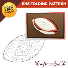 Iris folding is an attractive paper craft technique used in card making, scrapbooking and other projects. 50 Free Iris Folding Patterns Craft With Sarah