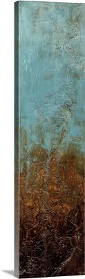 Oxidized Copper Iii Wall Art Canvas
