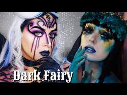 dark fairy halloween makeup collab